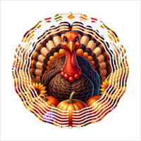 Thanksgiving Turkey - Wind Spinner - Sublimation Transfers