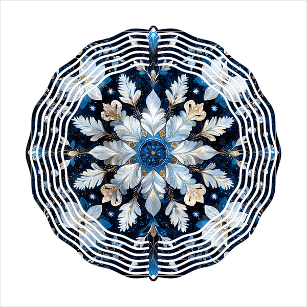 Snowflake - Wind Spinner - Sublimation Transfers