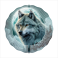 Wolf - Wind Spinner - Sublimation Transfers