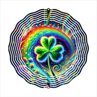 Lucky Clover - Wind Spinner - Sublimation Transfers