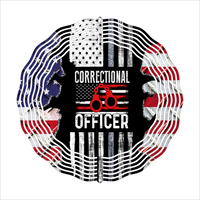 Correctional Officer - Wind Spinner - Sublimation Transfers