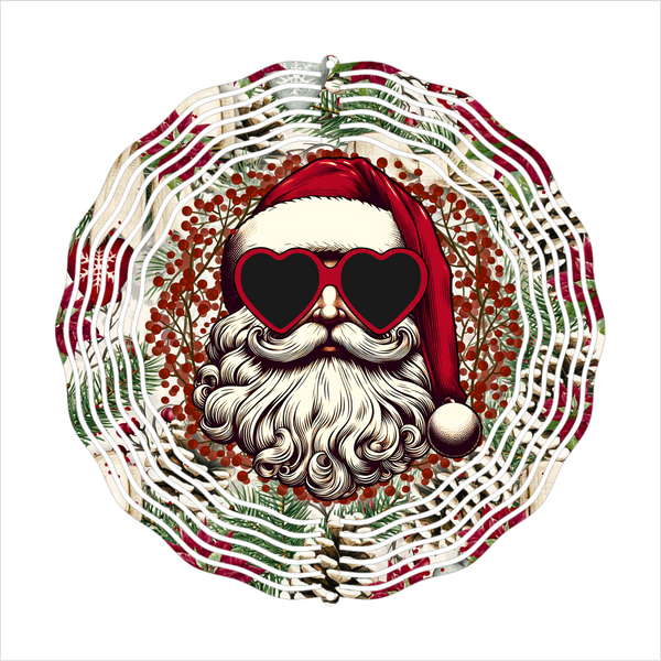 Cool Santa - Wind Spinner - Sublimation Transfers