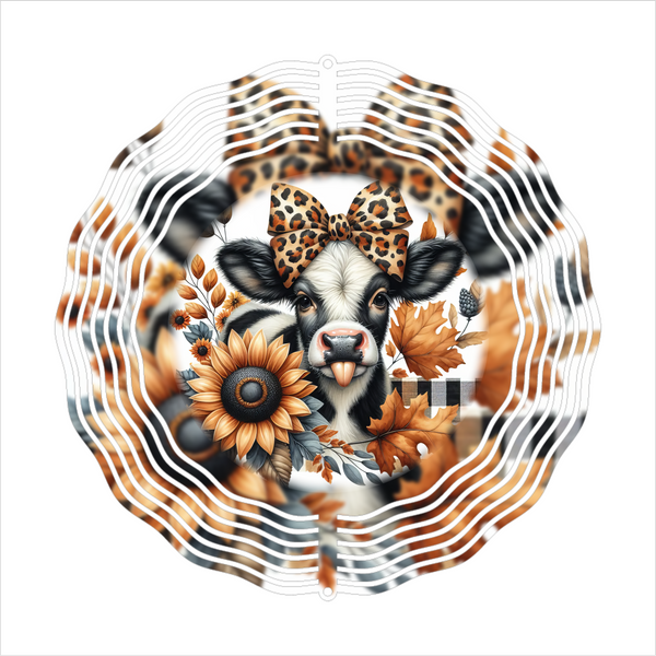 Country Cow - Wind Spinner - Sublimation Transfers