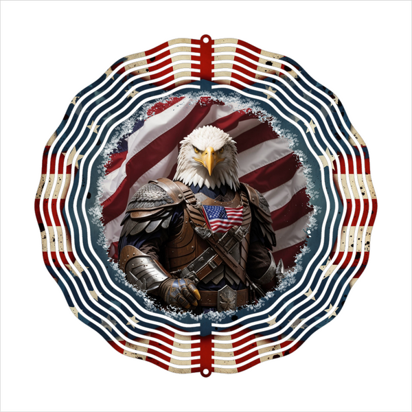 Eagle Patriot - Wind Spinner - Sublimation Transfers