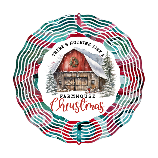 Farmhouse Christmas - Wind Spinner - Sublimation Transfers