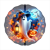 Friendly Ghost - Wind Spinner - Sublimation Transfers