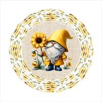 Spring Gnome - Wind Spinner - Sublimation Transfers