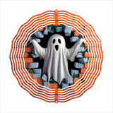 2 pc. - Halloween Ghost - Wind Spinner - Sublimation Transfers