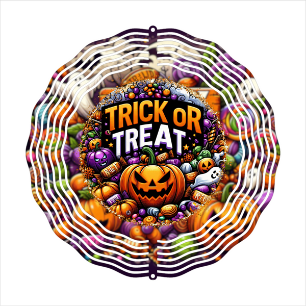 Trick Or Treat - Wind Spinner - Sublimation Transfers