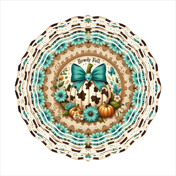 Howdy Fall - Wind Spinner - Sublimation Transfers