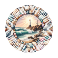 Lighthouse - Wind Spinner - Sublimation Transfers