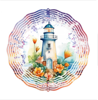 Lighthouse - Wind Spinner - Sublimation Transfers