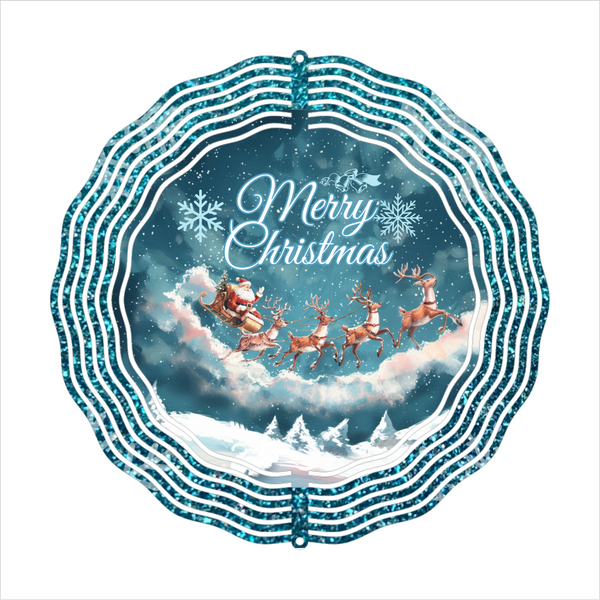 Merry Christmas - Wind Spinner - Sublimation Transfers