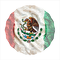 Mexico Flag - Wind Spinner - Sublimation Transfers