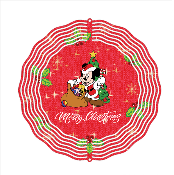 Christmas Character - Wind Spinner - Sublimation Transfers