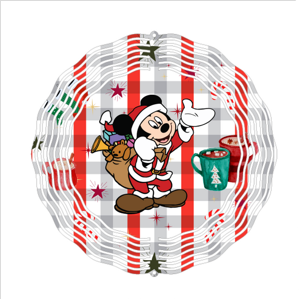 Character Christmas - Wind Spinner - Sublimation Transfers