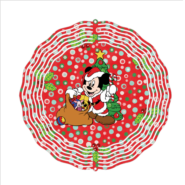 Christmas Character - Wind Spinner - Sublimation Transfers