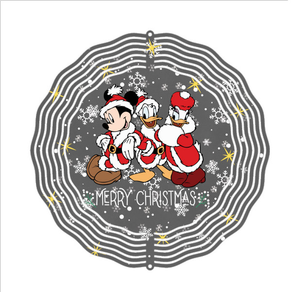 Christmas Character - Wind Spinner - Sublimation Transfers