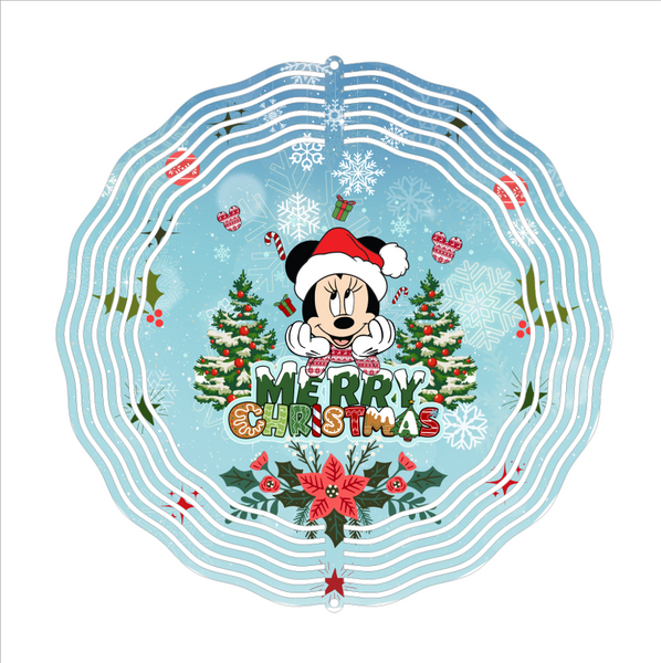 Character Christmas - Wind Spinner - Sublimation Transfers