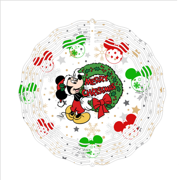 Character Christmas - Wind Spinner - Sublimation Transfers