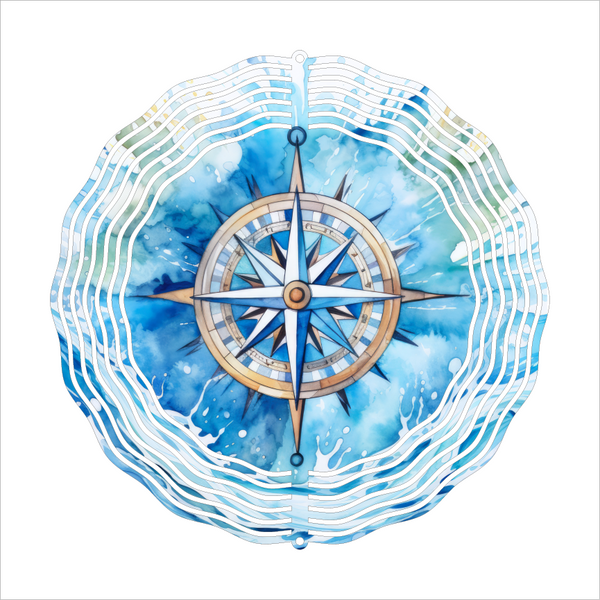 Nautical Splash - Wind Spinner - Sublimation Transfers