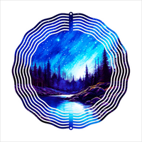 Night Sky - Wind Spinner - Sublimation Transfers