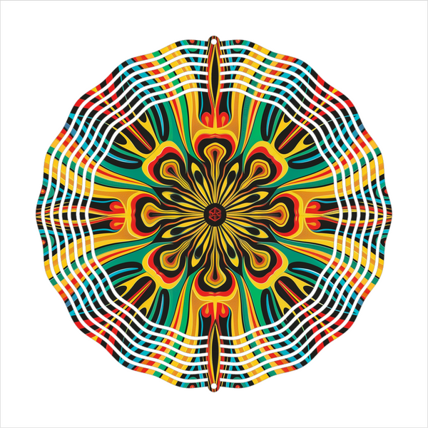 Cool Psychedelic - Wind Spinner - Sublimation Transfers