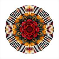 Vibrant Floral - Wind Spinner - Sublimation Transfers