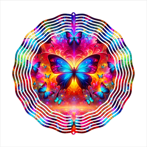 Butterfly - Wind Spinner - Sublimation Transfers