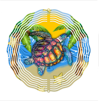 Sea Turtle - Wind Spinner - Sublimation Transfers