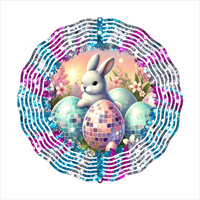 Easter Bunny - Wind Spinner - Sublimation Transfers