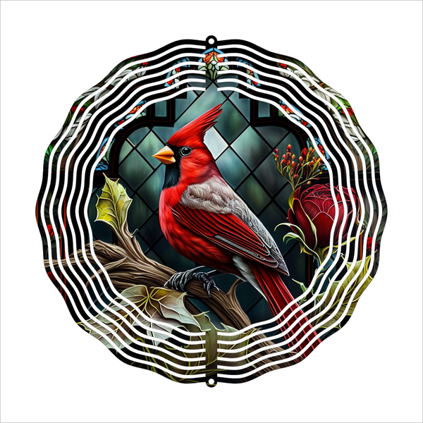 Cardinal - Wind Spinner - Sublimation Transfers