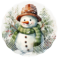 Snowman - Wind Spinner - Sublimation Transfers