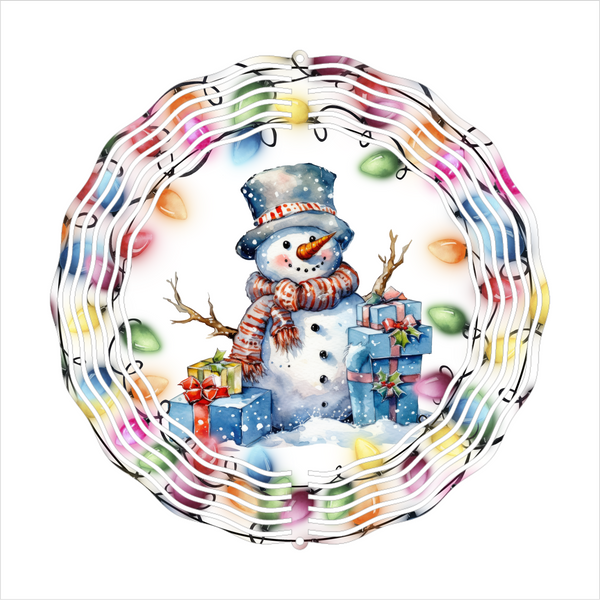 Snowman - Wind Spinner - Sublimation Transfers