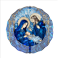 Nativity Scene - Wind Spinner - Sublimation Transfers