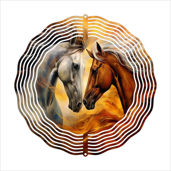 Horses - Wind Spinner - Sublimation Transfers