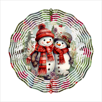 Snowman - Wind Spinner - Sublimation Transfers