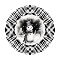 Snowman - Wind Spinner - Sublimation Transfers