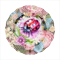 Ladybug - Wind Spinner - Sublimation Transfers