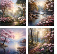 Pastel Trees - Square Sublimation Sheet