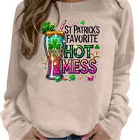 St. Patrick's Favorite Hot Mess - DTF Transfer