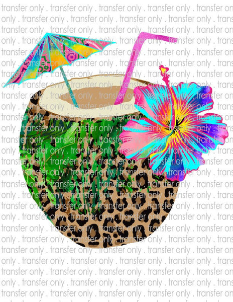 Summer Coconut Drink - Waterslide, Sublimation Transfers