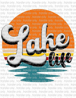 Lake Life Retro - Waterslide, Sublimation Transfers