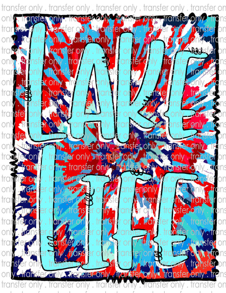 Lake Life - Waterslide, Sublimation Transfers