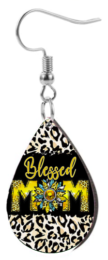 Blessed Mama - Teardrop Template Transfer