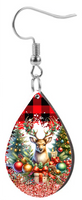 Christmas Deer - Teardrop Template Transfer