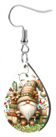 Christmas Gnome - Teardrop Template Transfer