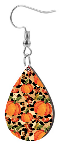 Autumn Pumpkins - Teardrop Template Transfer