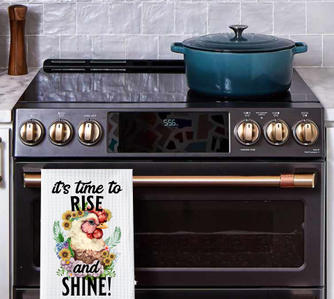 It's Time To Rise & Shine - Kitchen Design - Sublimation Transfer