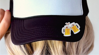 Cheers Beer - Trucker Hat Element - Faux Embroidery